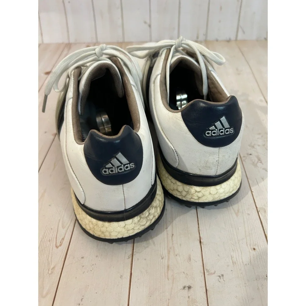 Adidas Tour‎ 360 XT Boost White Blue Golf Shoes Men's Sz 9.5